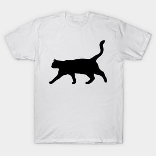 Elegant cat vector silhouette T-Shirt